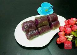 水晶紫薯卷的做法图解9