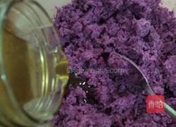 水晶紫薯卷的做法图解4