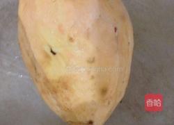 香煎甜薯豆沙饼的做法图解1