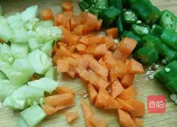 Okra Fried Rice Recipe Illustration 4