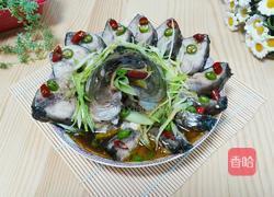 清蒸孔雀开屏鱼的做法图解10