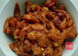蒜苔炒肉丝的做法图解3