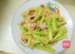 菜花炒肉片的做法图解9