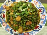 毛豆烧咖喱鸡丁