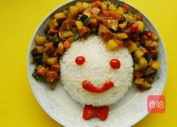 五彩娃娃咖喱盖饭的做法图解6