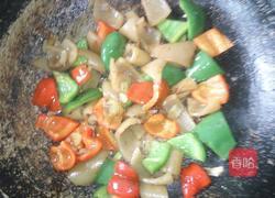 彩椒炒肉皮的做法图解11