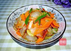 胡萝卜炒腊肉的做法图解10