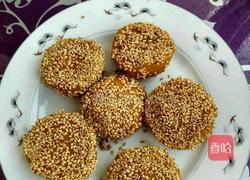 无糖南瓜糯米豆沙馅糯米滋的做法图解8