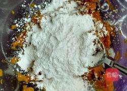 无糖南瓜糯米豆沙馅糯米滋的做法图解3