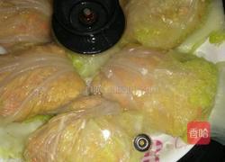 肉蒸白菜卷的做法图解4