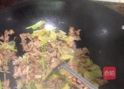 咸菜炒猪肉的做法图解4