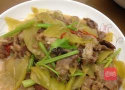 咸菜炒猪肉的做法图解6