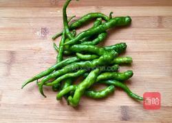 线椒炒豇豆角的做法图解3