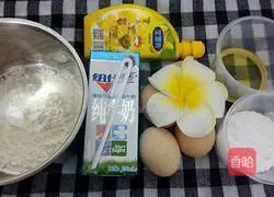 Heart-shaped chiffon cake recipe 1