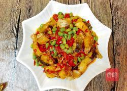 鱼块炒毛豆的做法图解12