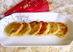 葱香豆渣鸡蛋饼