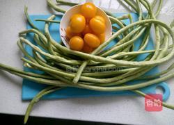 花开四季（豇豆卷)的做法图解1
