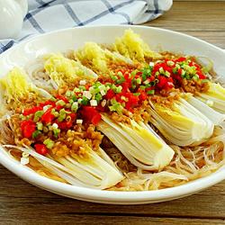 蒜蓉粉丝蒸娃娃菜的做法[图]