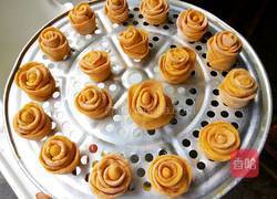 南瓜玫瑰花馒头花束的做法图解18