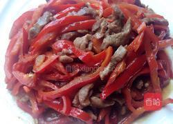 红椒炒牛肉的做法图解9