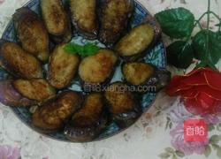 煎茄子片的做法图解7