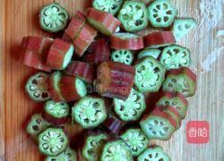 秋葵鸡蛋饼的做法图解2