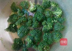 烧肉炒西兰花的做法图解1