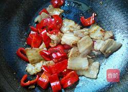 红椒炒肉的做法图解12