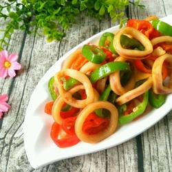 红绿鱿鱼圈的做法[图]