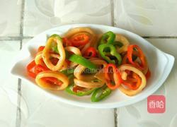 红绿鱿鱼圈的做法图解6