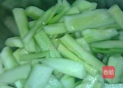 青瓜白肉的做法图解2