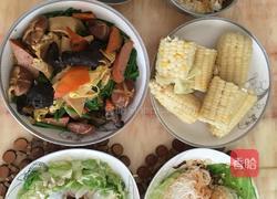 韭菜苔杂炒的做法图解4