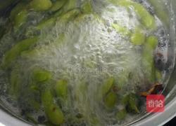 五香煮毛豆的做法图解3
