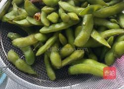 五香煮毛豆的做法图解4