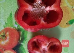 蒸酿红辣椒的做法图解6