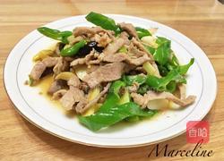 青椒炒肉片的做法图解7