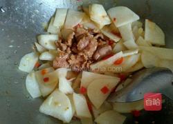 地瓜（凉薯）炒肉的做法图解5
