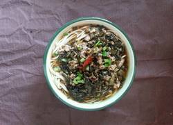 酸菜肉末面