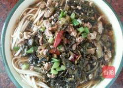 酸菜肉末面的做法图解7