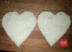 爱心三明治的做法图解3