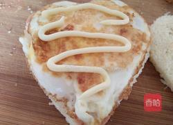 爱心三明治的做法图解6