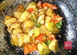 红椒烧茄子的做法图解8