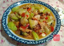 水瓜炒肉片的做法图解10