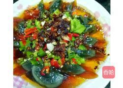 青椒拌皮蛋的做法图解5