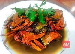 香辣河蟹的做法图解4