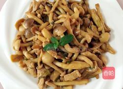 肉炒双菇的做法图解8