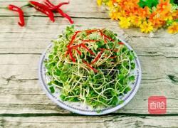 红辣椒拌萝卜苗的做法图解7