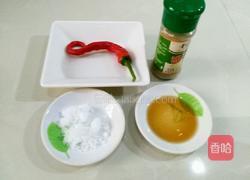 红辣椒拌萝卜苗的做法图解2