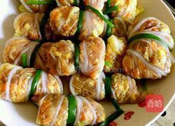 娃娃菜裹肉卷的做法图解10