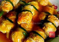 娃娃菜裹肉卷的做法图解14